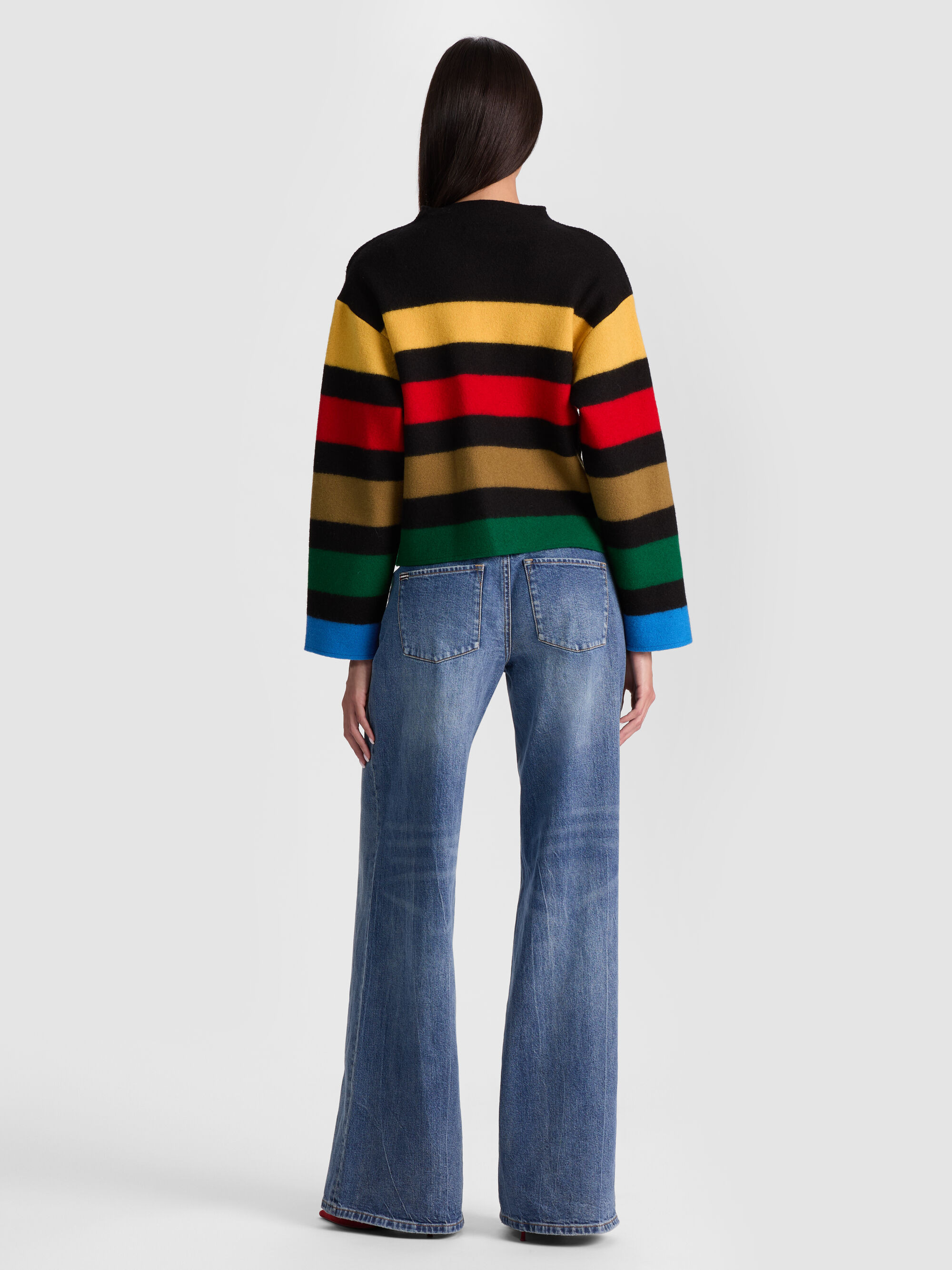 PEARSON STRIPED SWEATER JACKET - 5