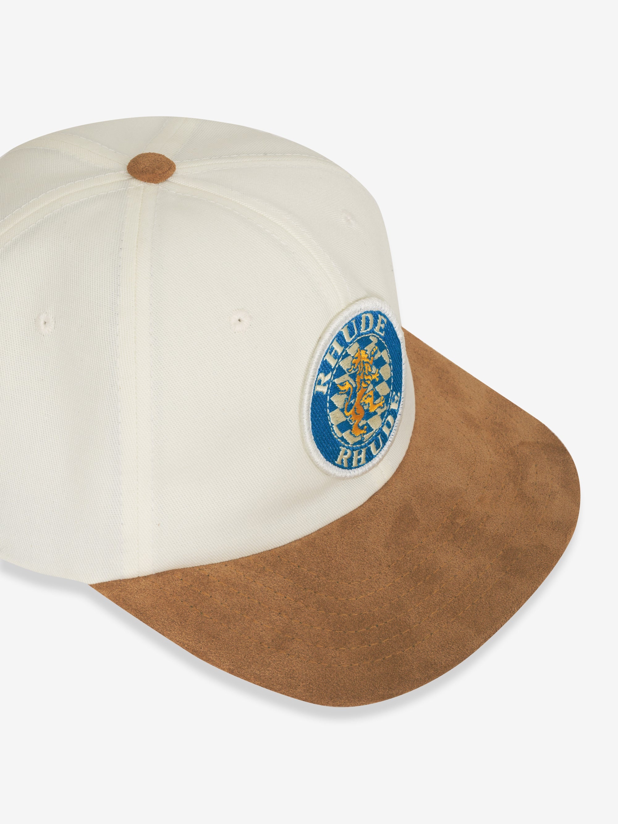 SUEDE CREST 6 PANEL HAT - 3