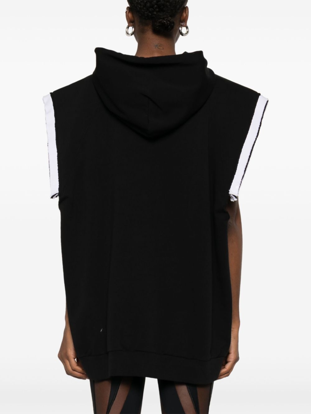 layered shoulder hoodie - 4
