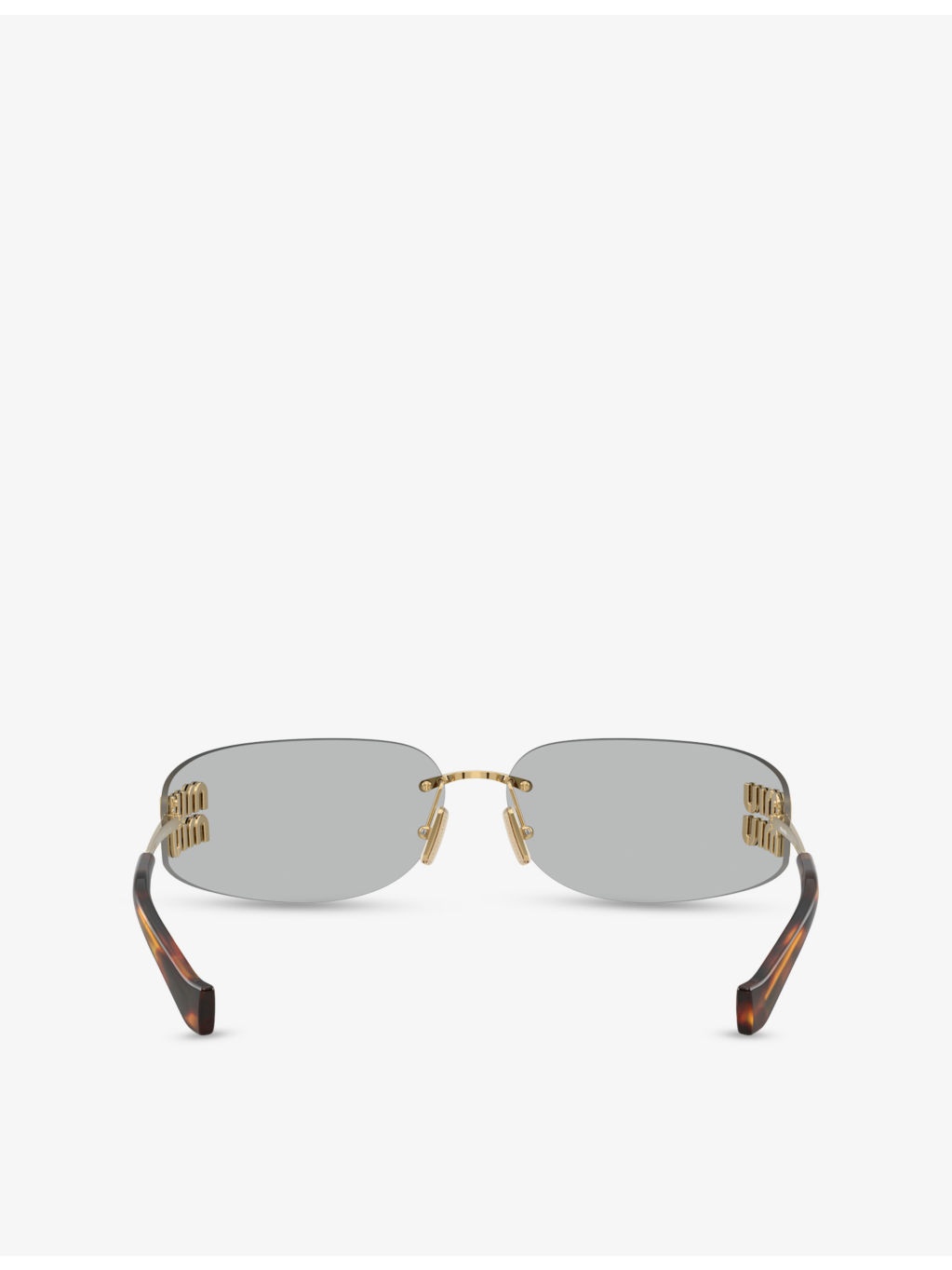MU A51S Square-Frame Metal Sunglasses - 4
