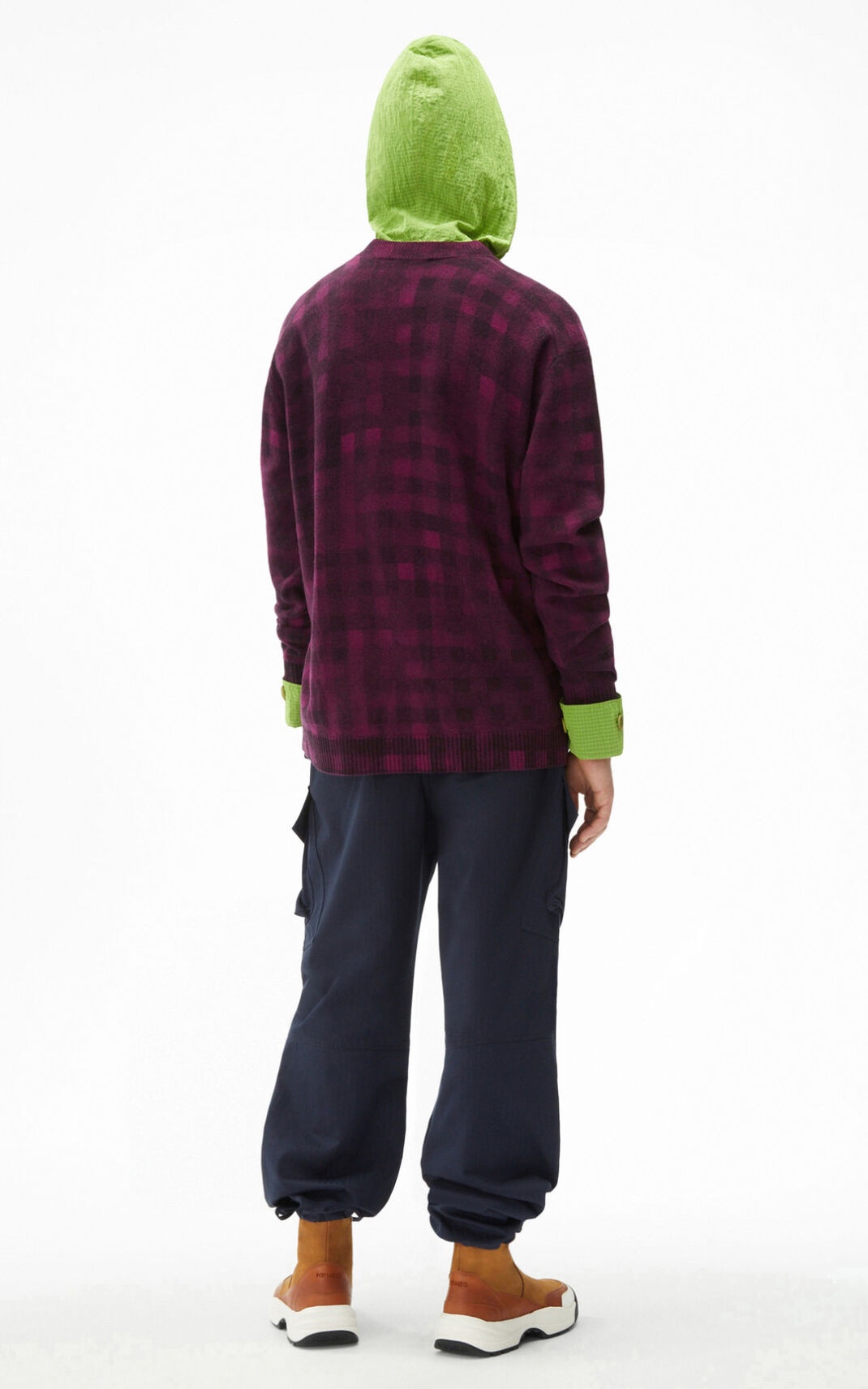 'Ghost check' jumper - 4