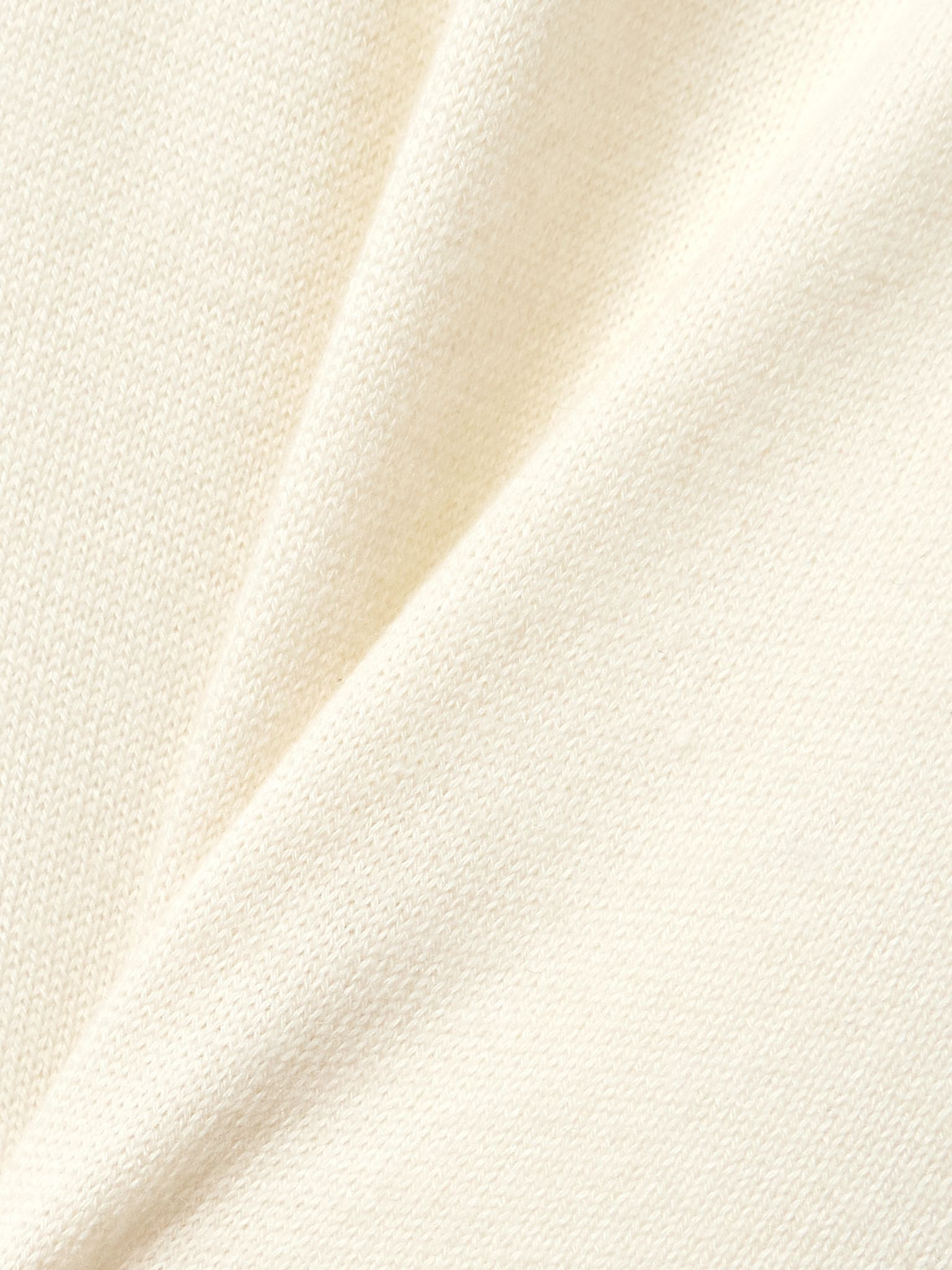 Cashmere tapered track pants Cream - 5