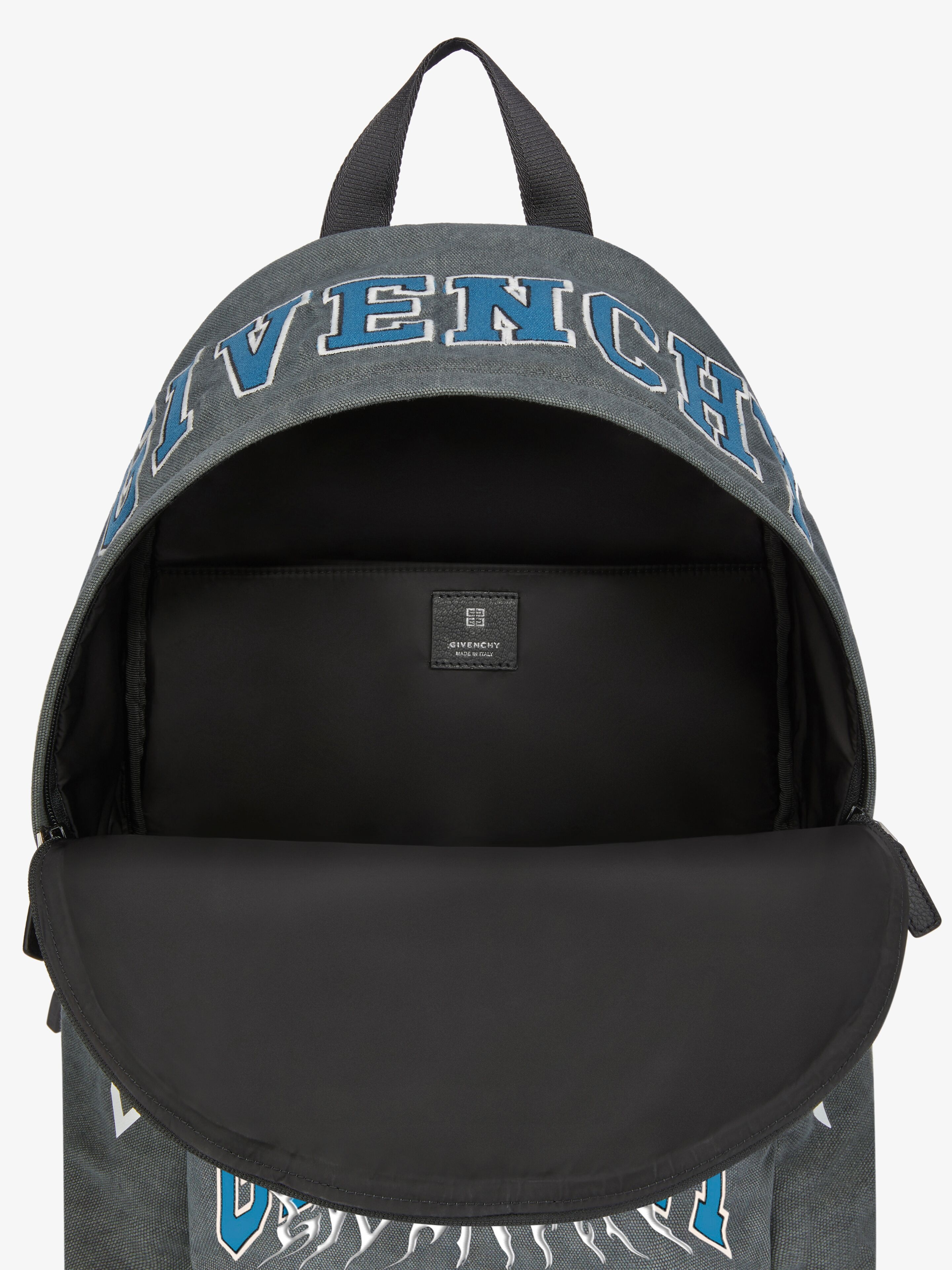 ESSENTIEL U BACKPACK IN EMBROIDERED NYLON - 5