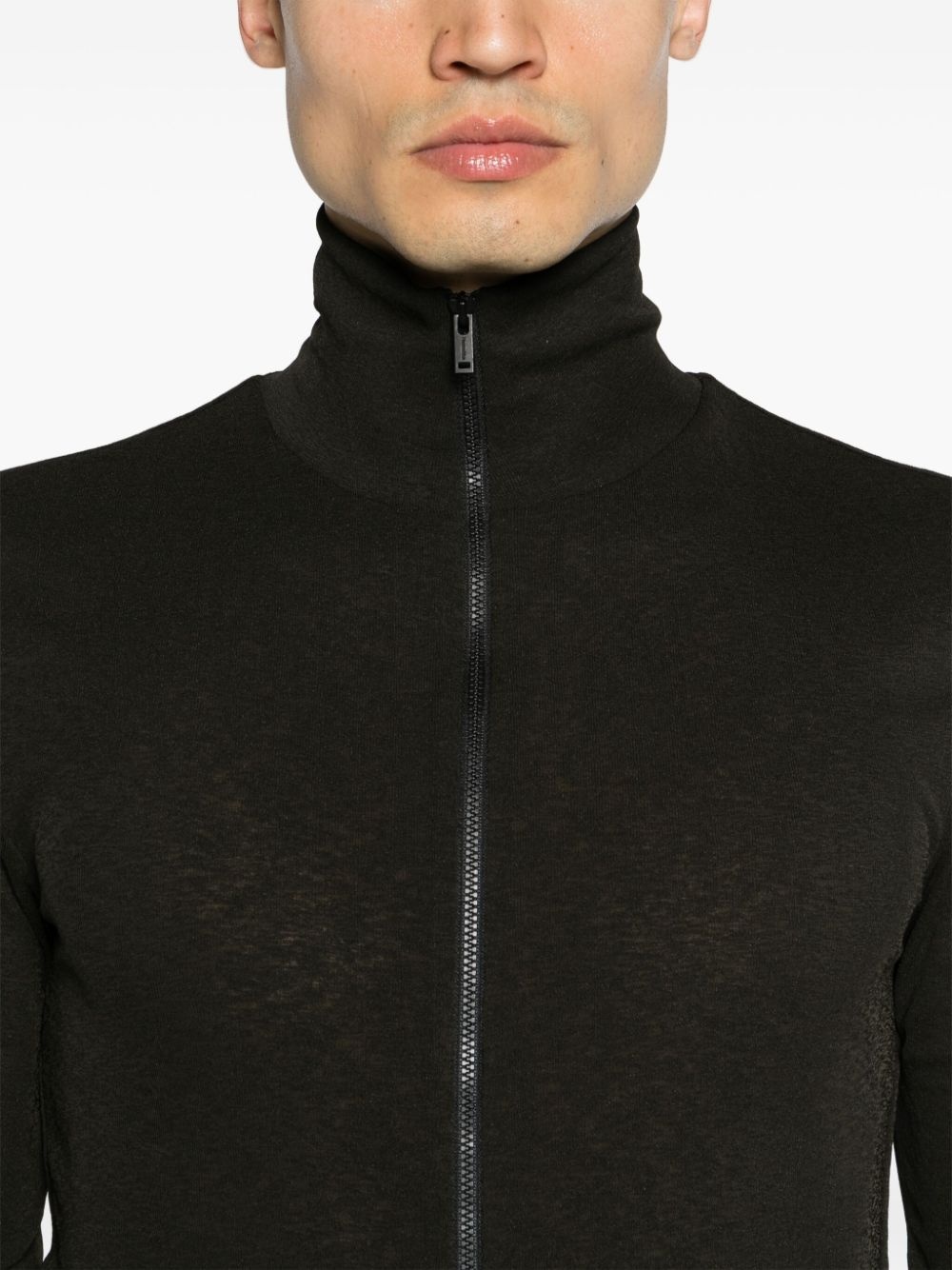 semi-sheer recycled polyester jacket - 5