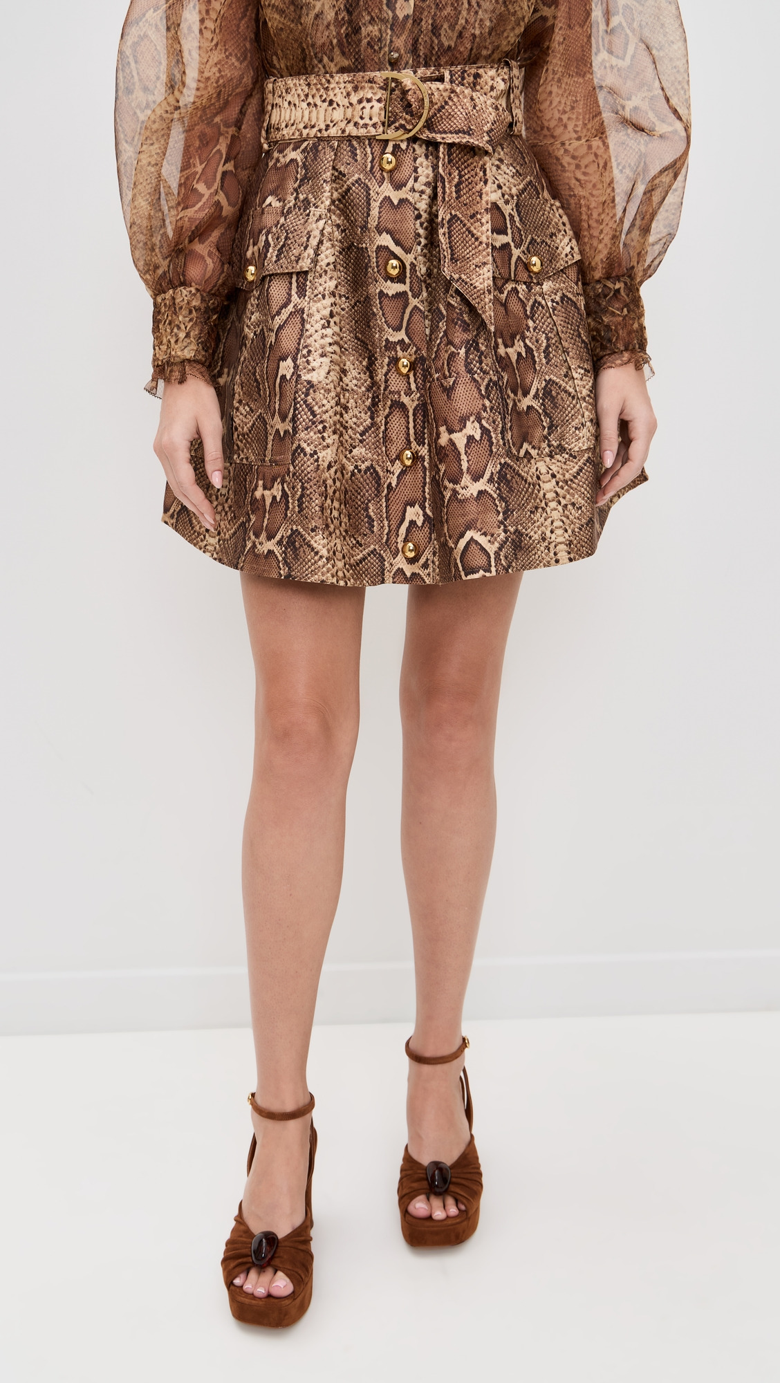 Hypnotic Utility Mini Skirt - 6