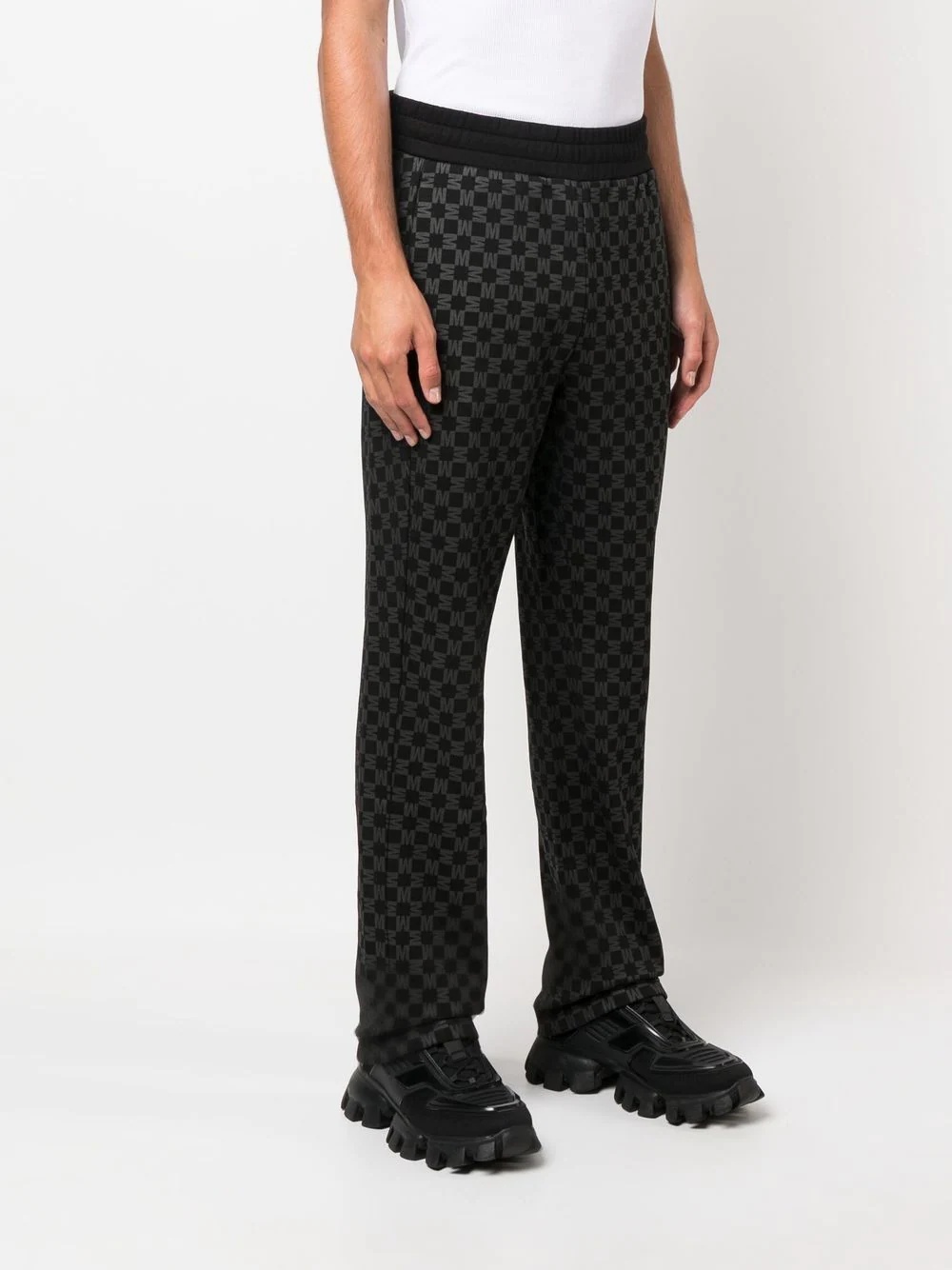 monogram-print track pants - 3