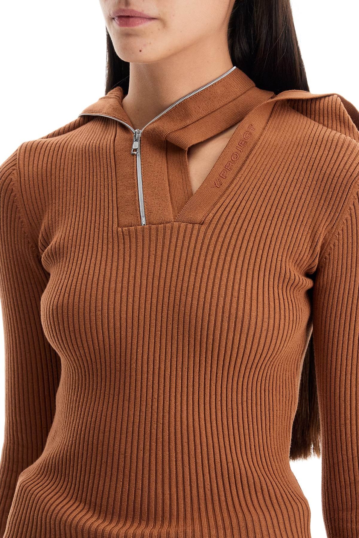 Y Project - Y Project long-sleeved top with pin - 4