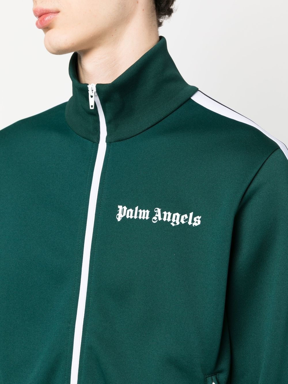 logo-print track jacket - 5