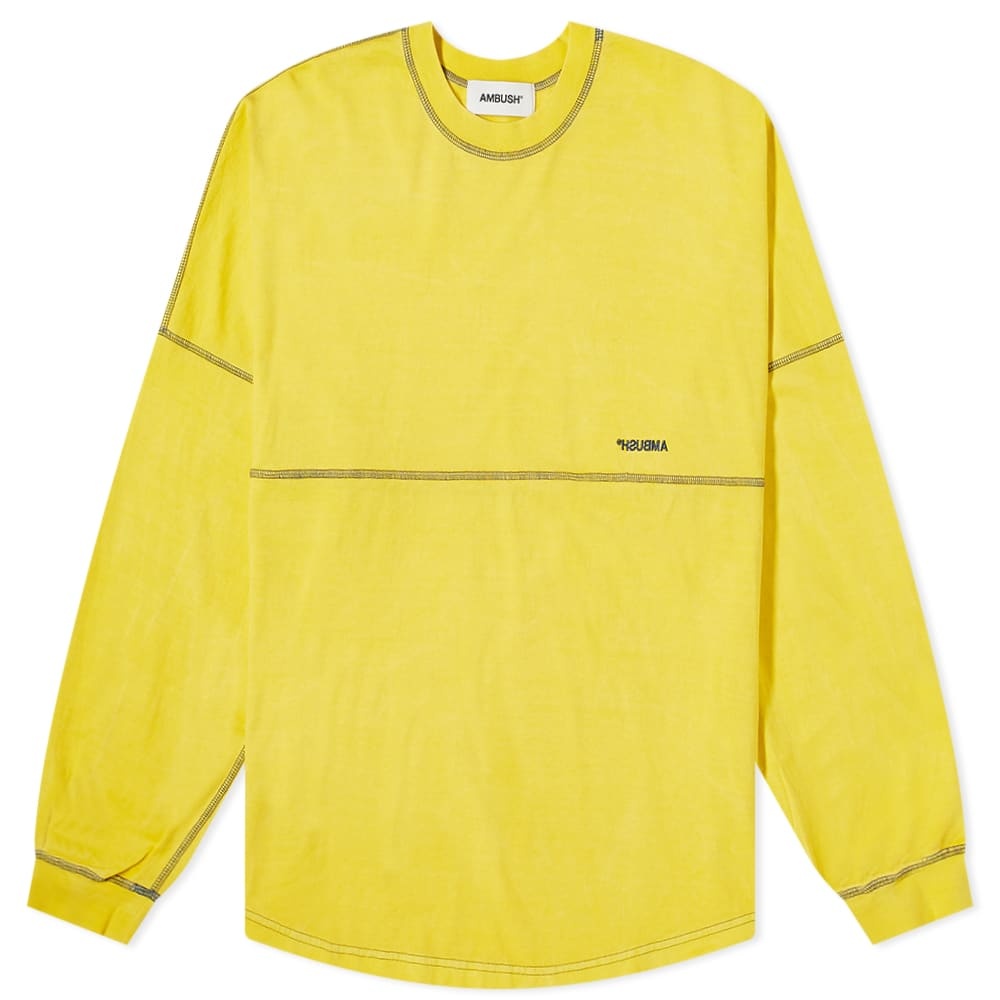 Ambush Long Sleeve Pigment Dyed Tee - 1