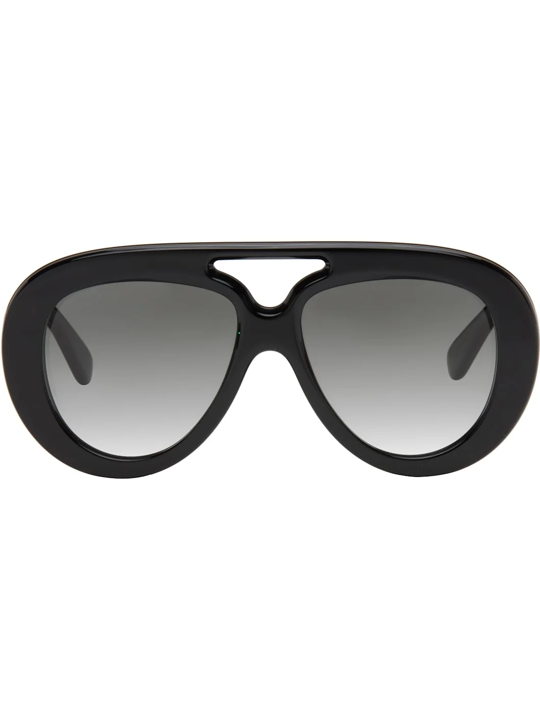 Black Curvy Sunglasses - 1
