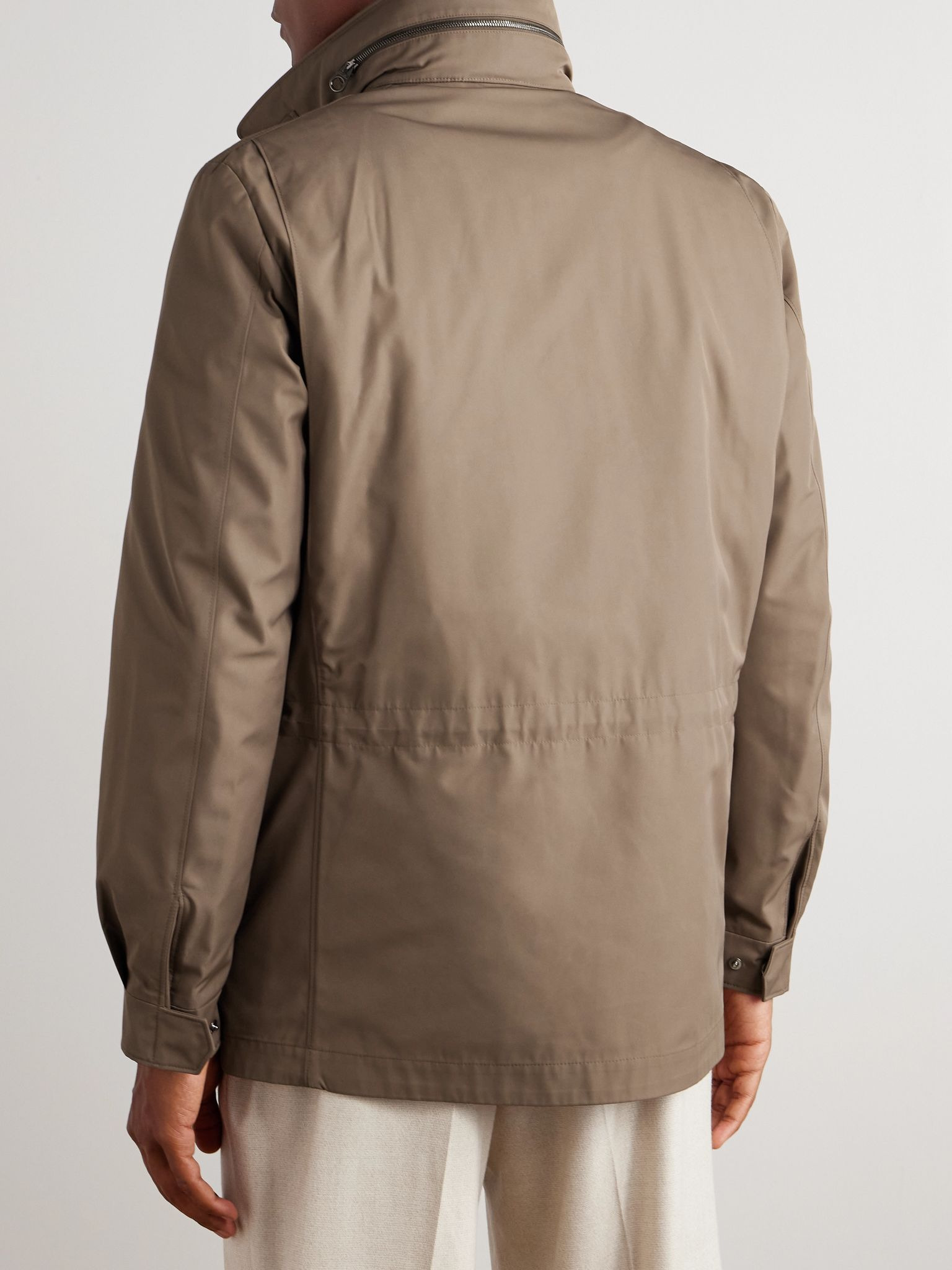 Traveller Slim-Fit Shell Jacket Brown - 4