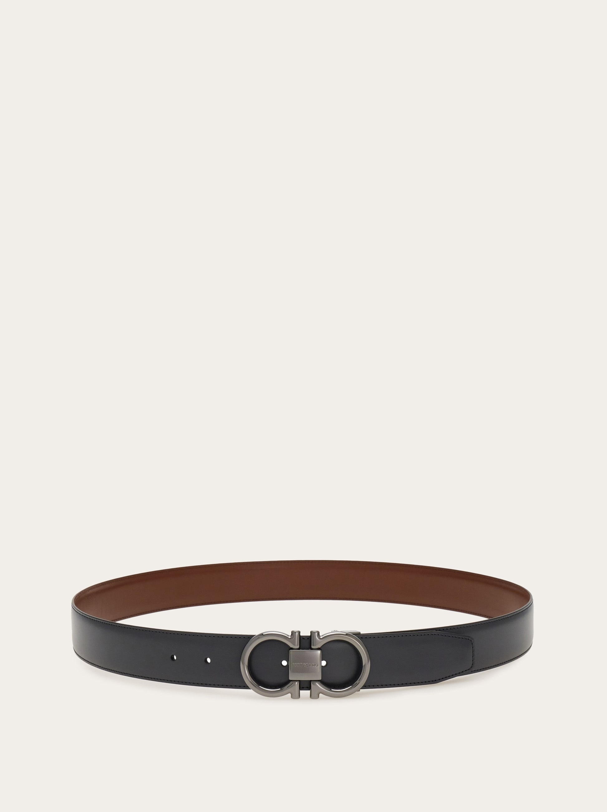 Reversible and adjustable Gancini belt - 3