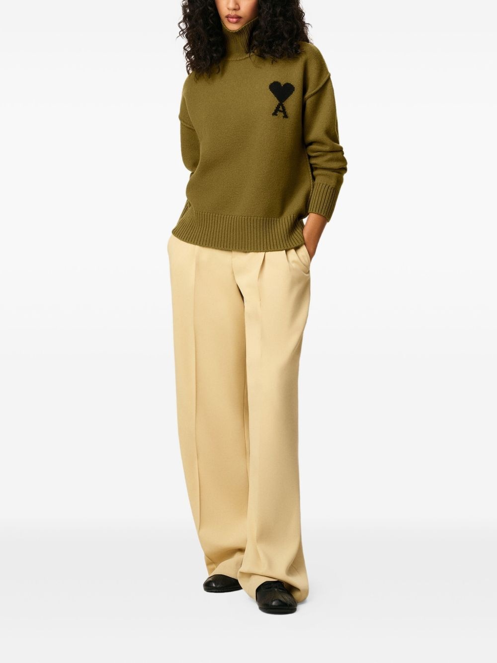 Ami de Coeur funnel neck sweater - 7
