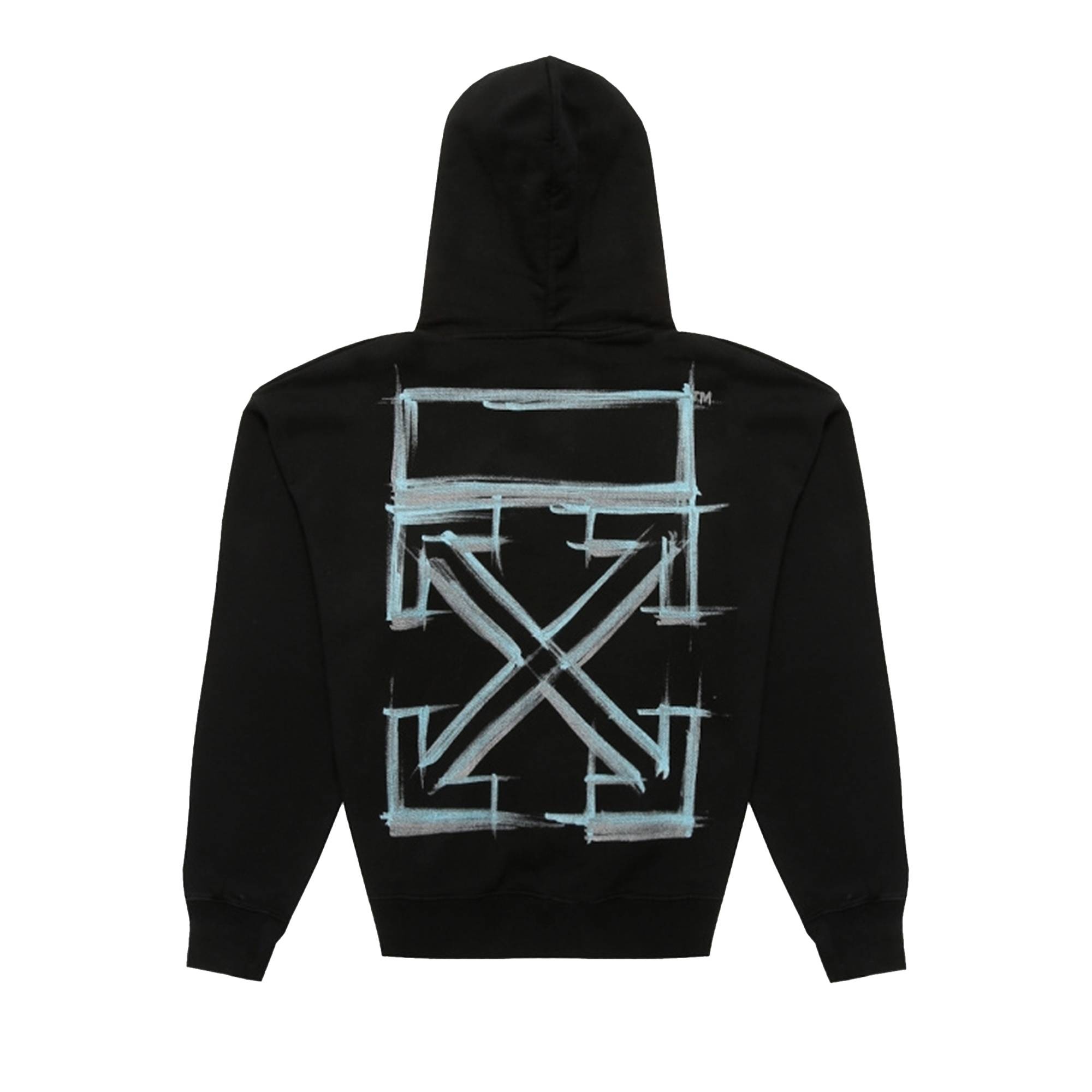 Off-White Marker Skate Hoodie 'Black/Multicolor' - 2