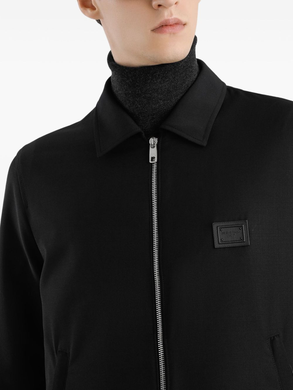 zip-up windbreaker - 5
