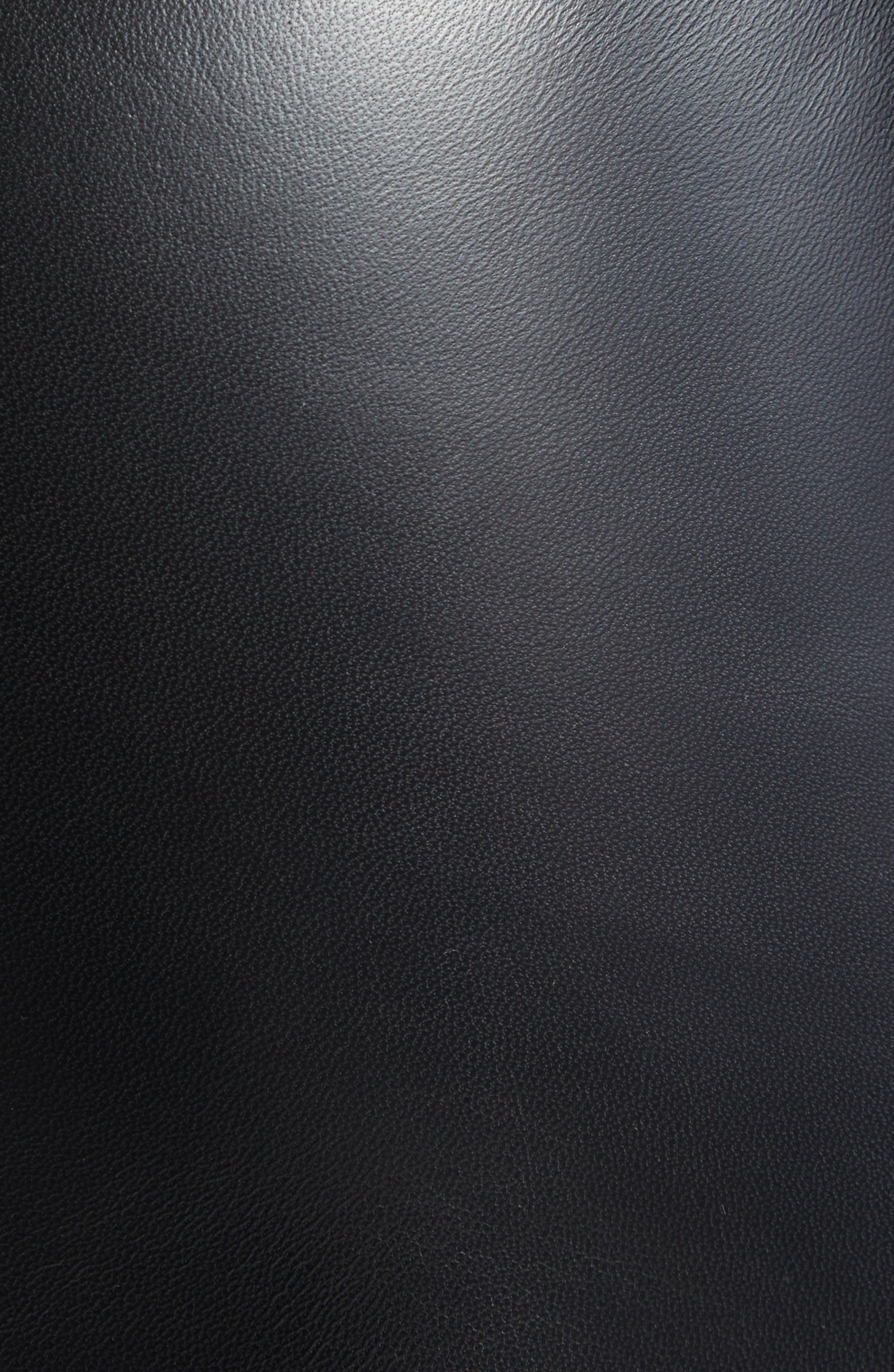 Bottega Veneta Napa Leather Miniskirt in 1000 Black at Nordstrom - 6