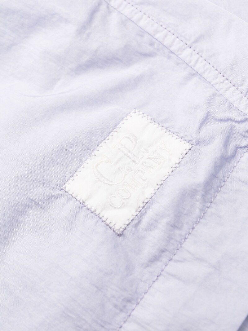 logo-patch swim shorts - 3