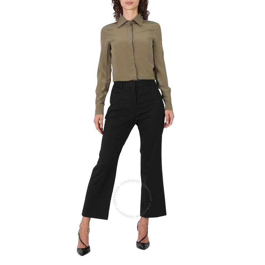 Moschino Ladies Olive Button Down Blouse, Brand Size 36 (US Size 2) - 6