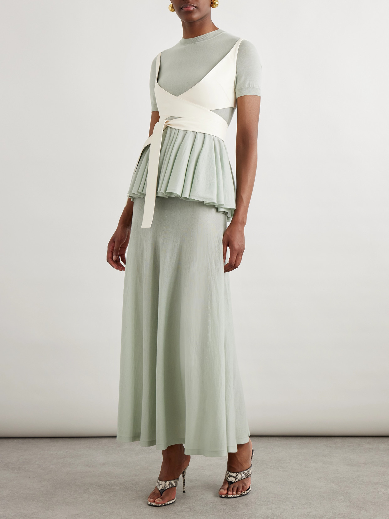Wool Peplum Top - 2