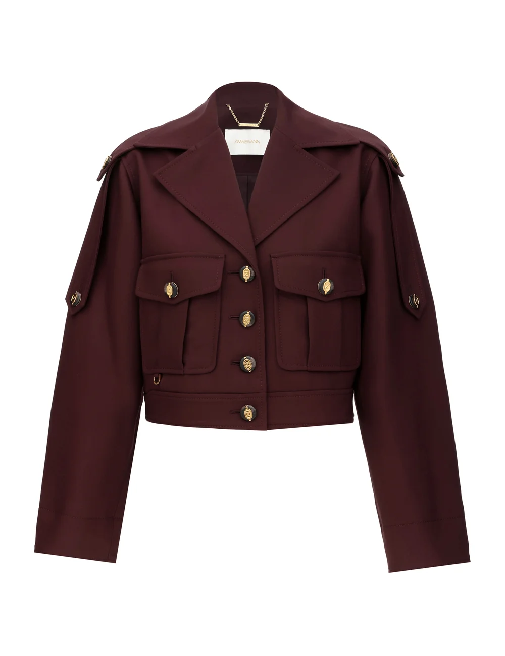 LUNA WOOL CARGO JACKET - 1