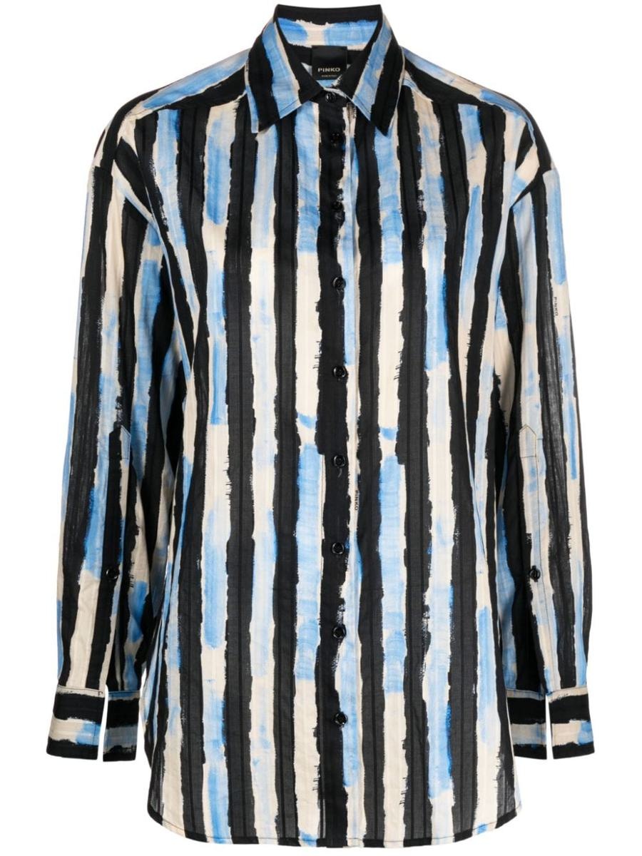 PINKO STRIPED SHIRT - 1