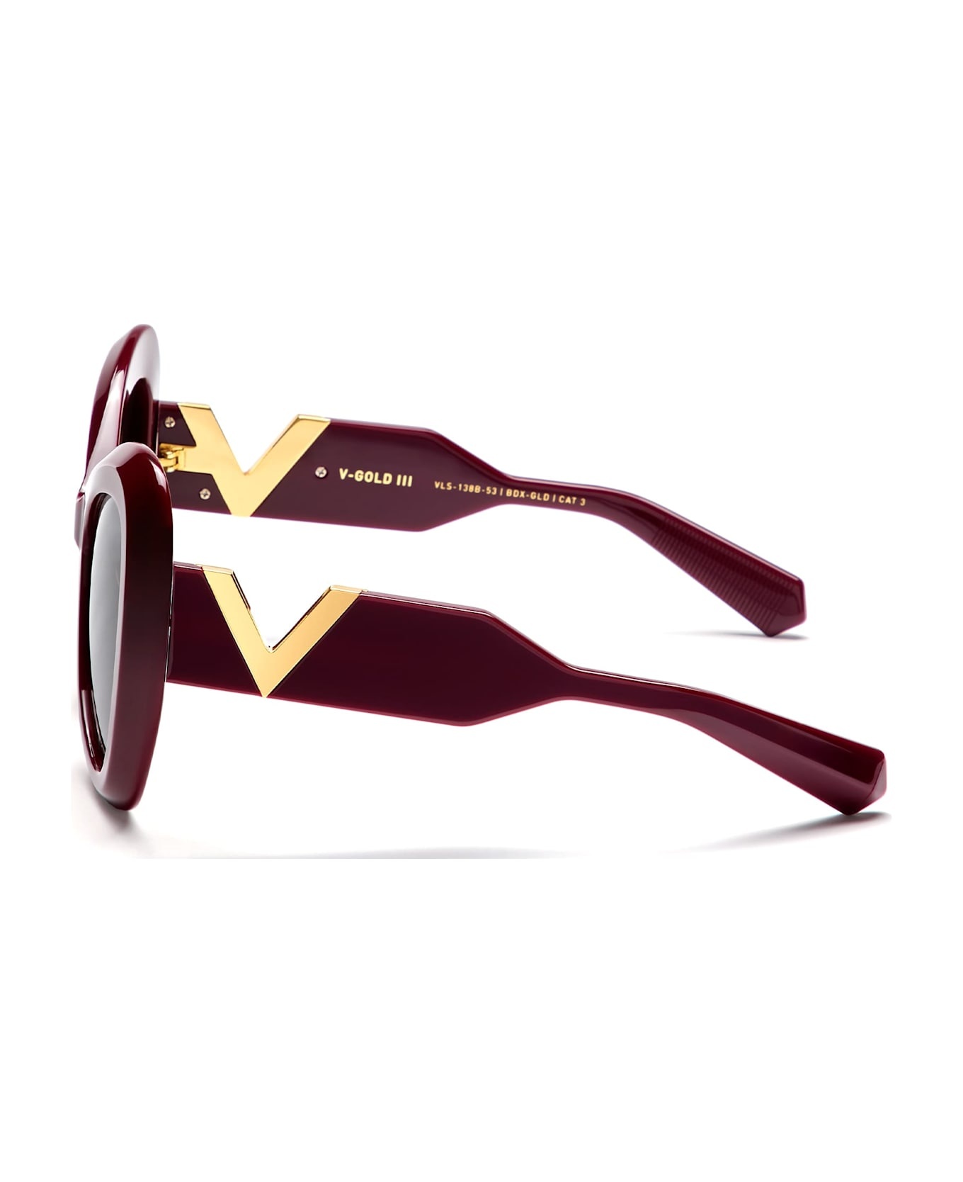 V-gold-iii - Bordeaux Sunglasses - 2