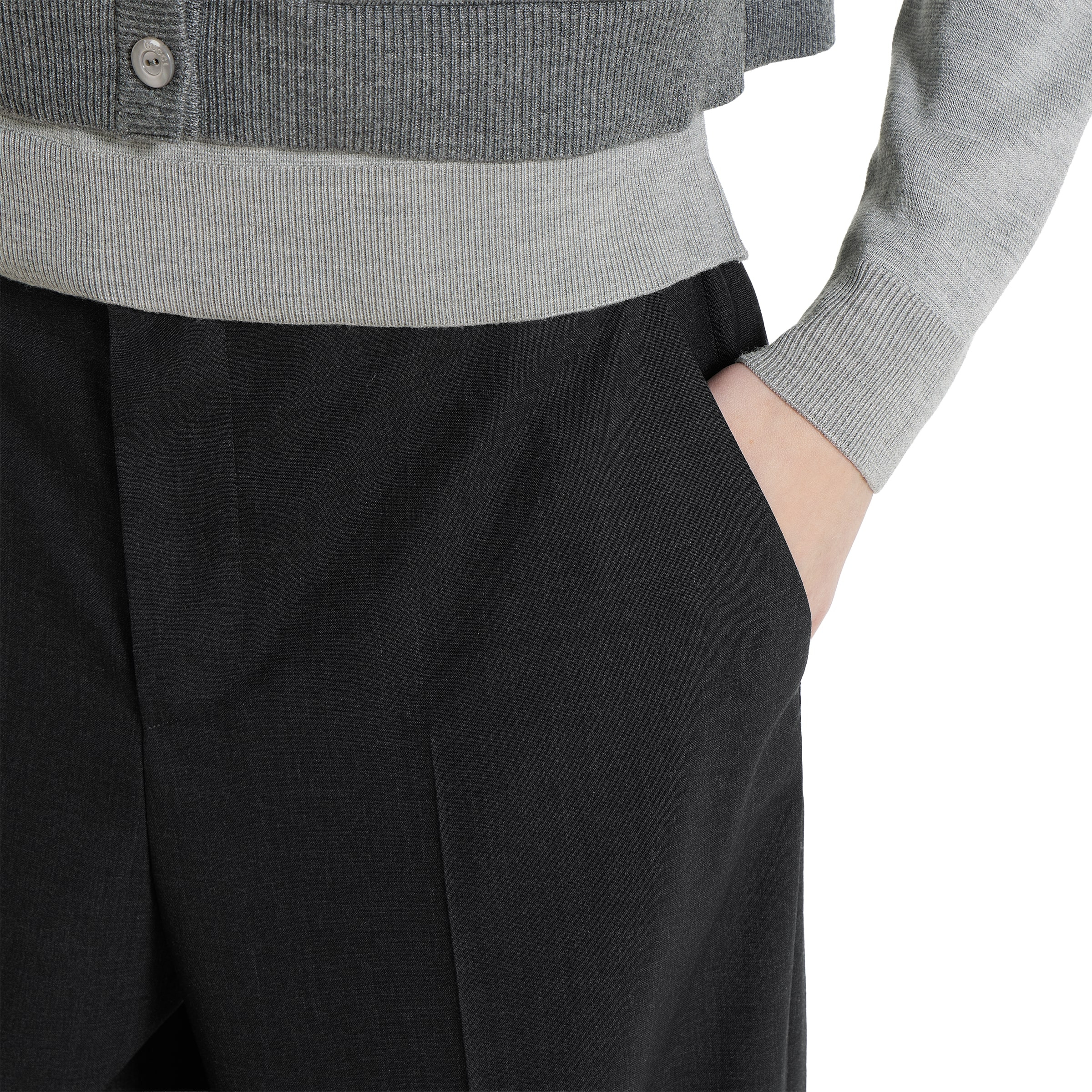 Wool pants with logo - 5