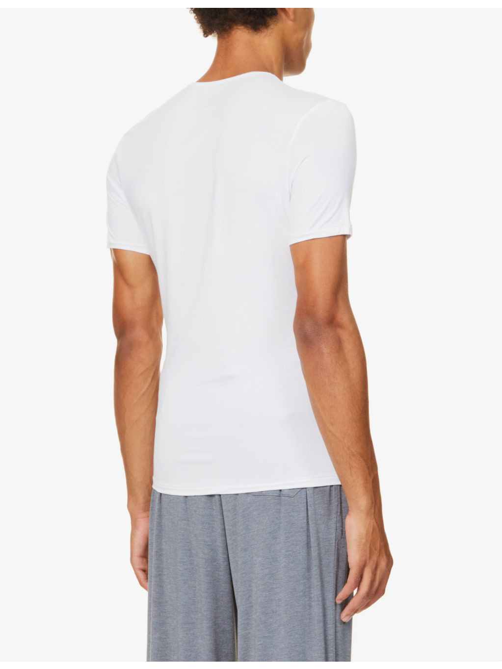 V-neck modal T-shirt - 5