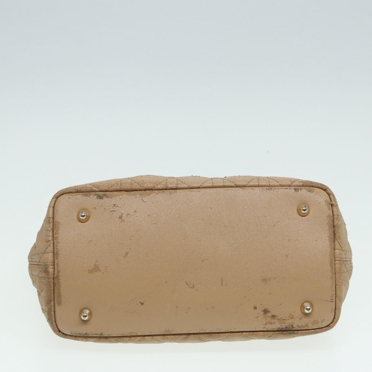 DIOR Lady DIOR Canage Hand Bag Coated Canvas Cream Vanilla - 10