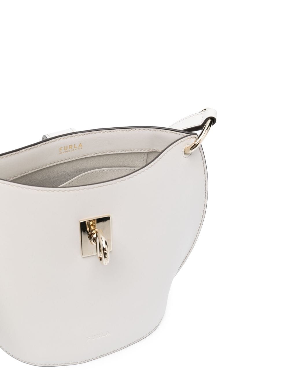 Unica leather satchel bag - 5