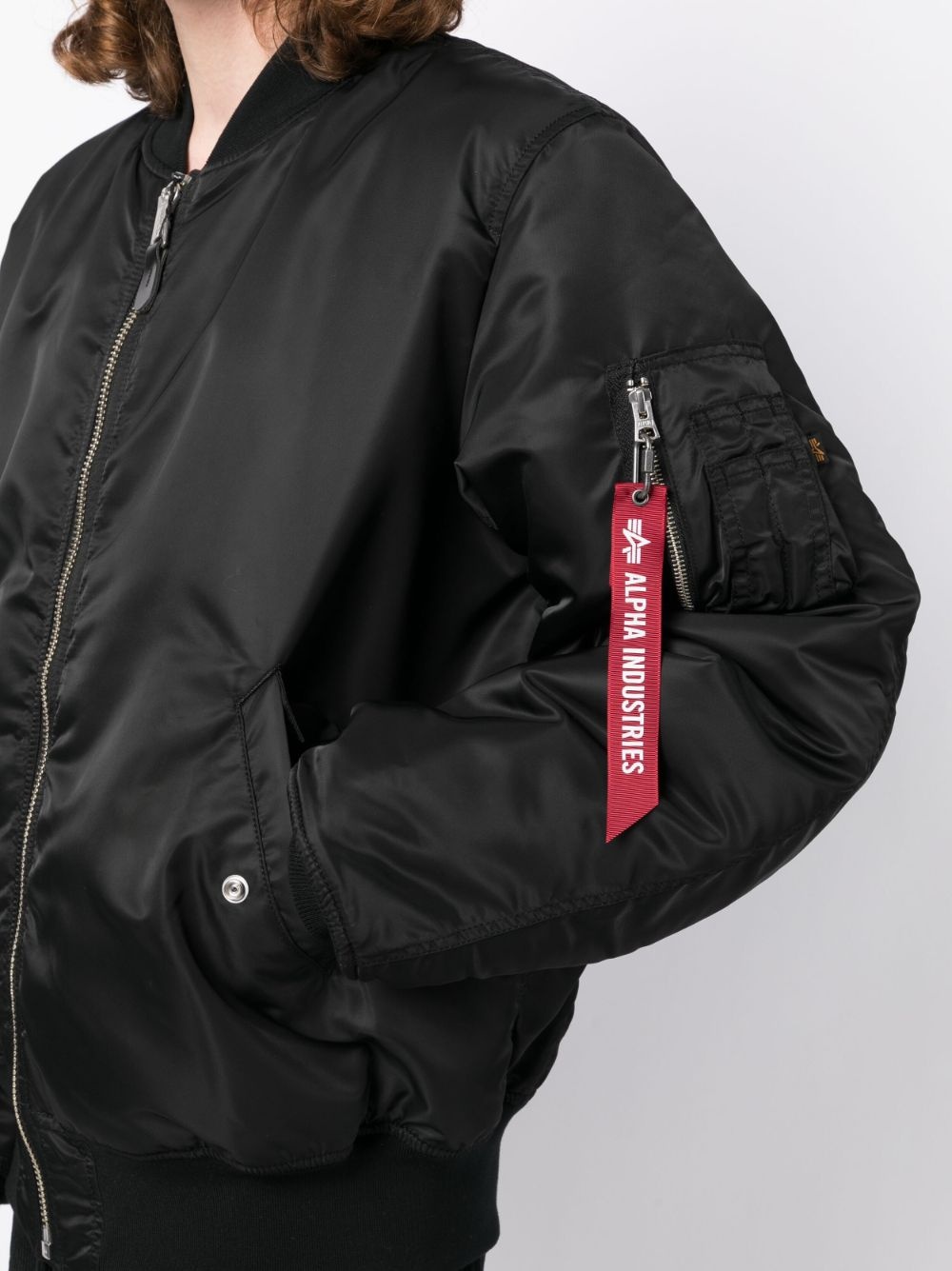 logo-print bomber jacket - 5