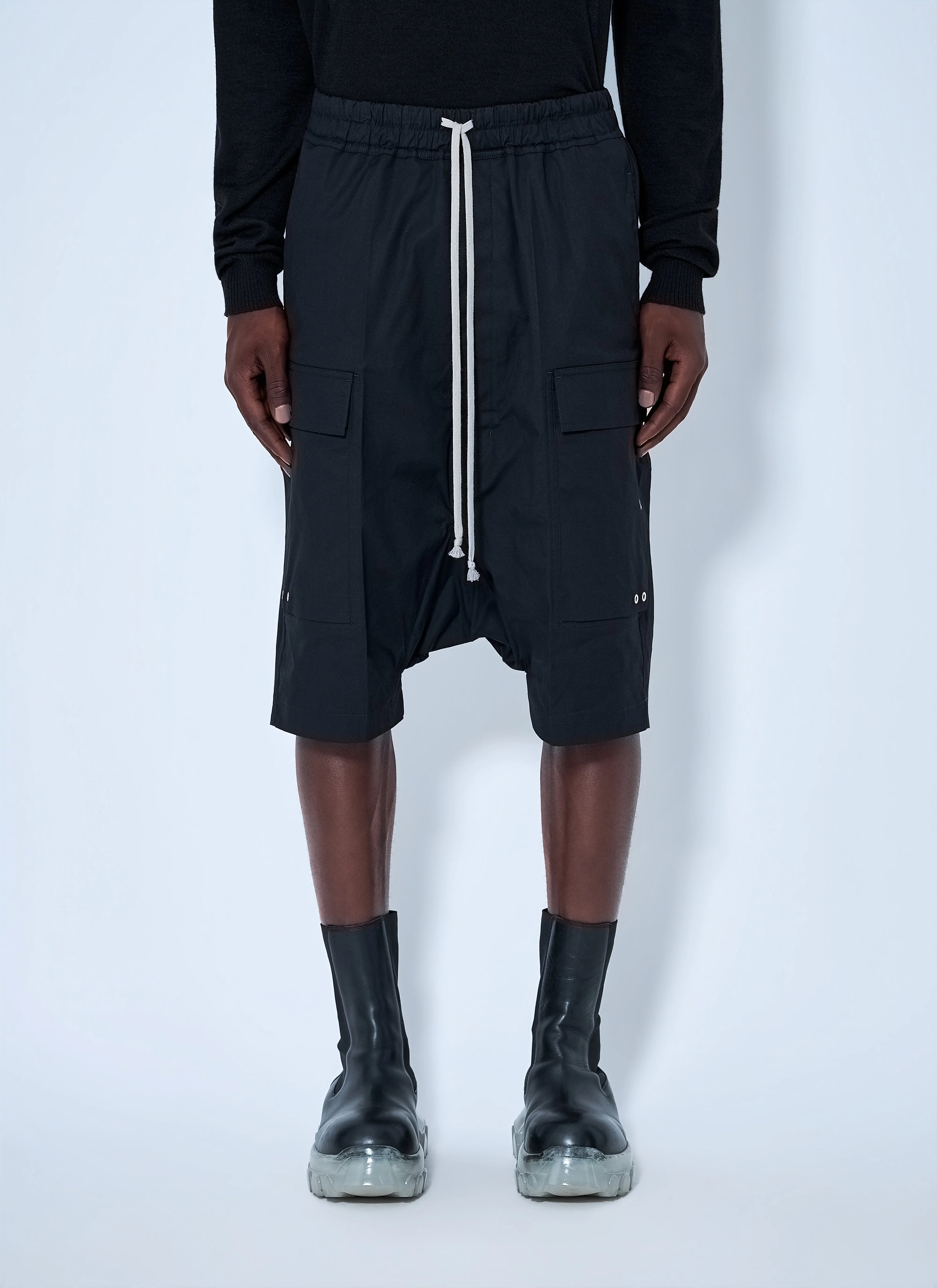 Rick Owens Men Cargo Shorts - 1