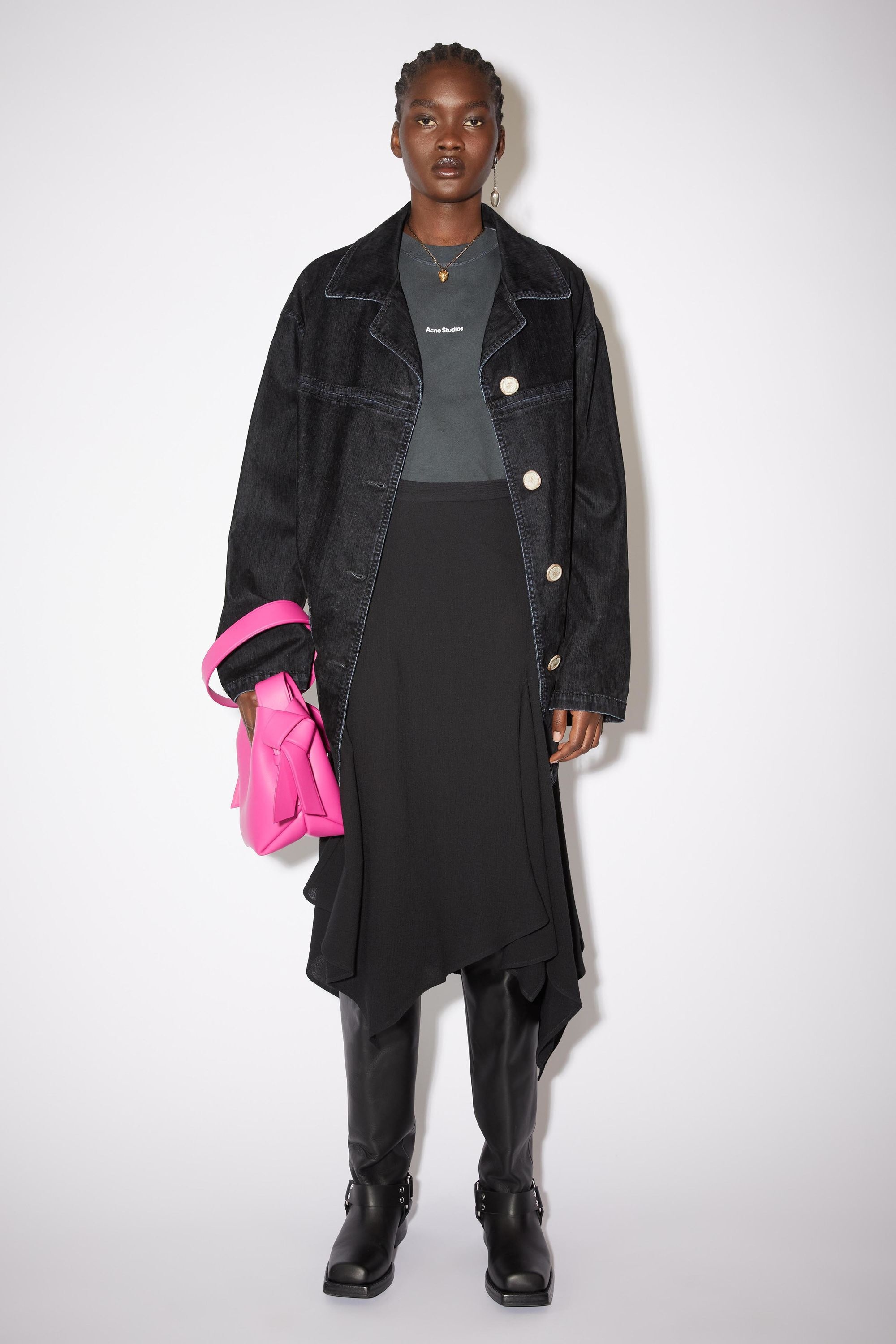 Midi skirt - Black - 2
