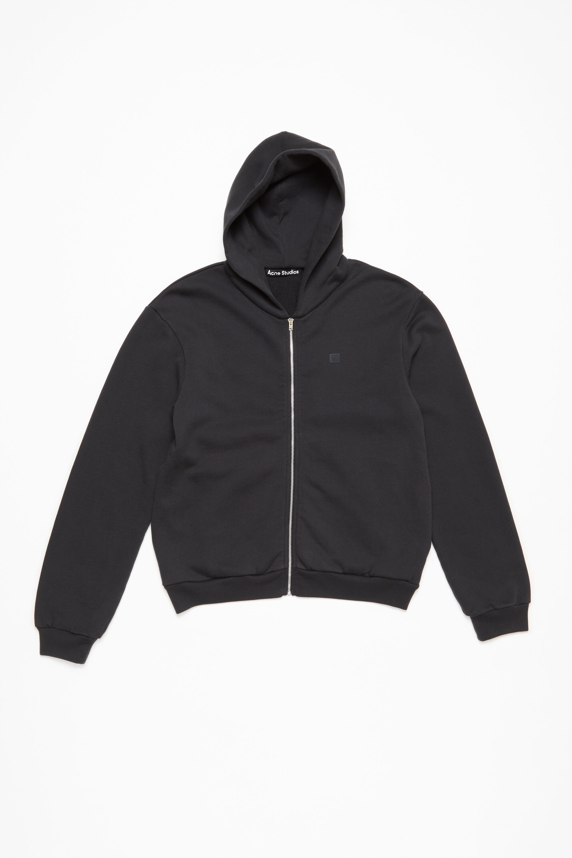 Hooded zipper sweater - Black - 6