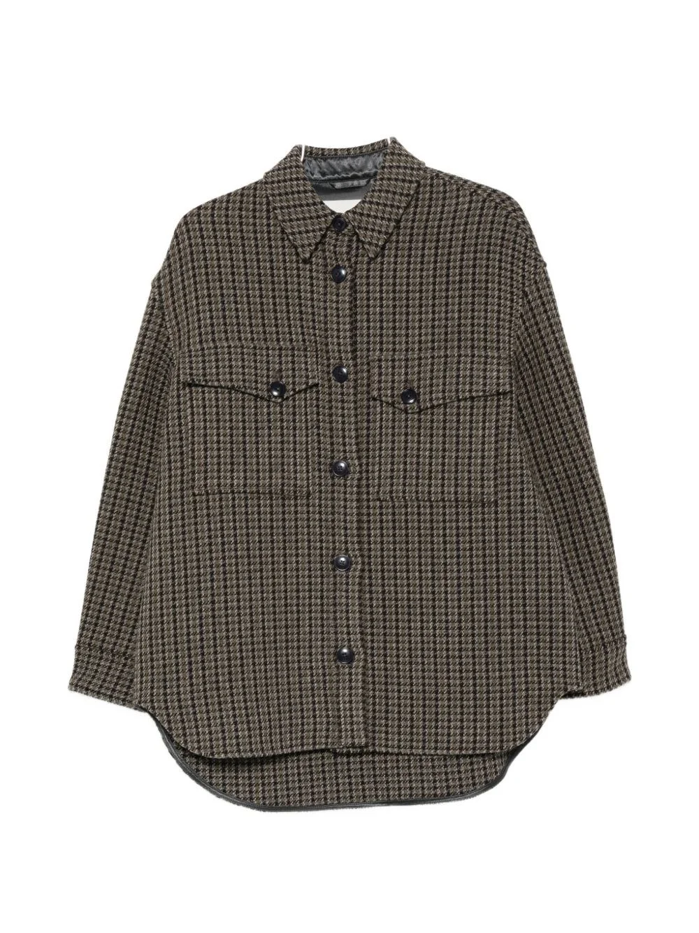 Wool shirt jacket - 1