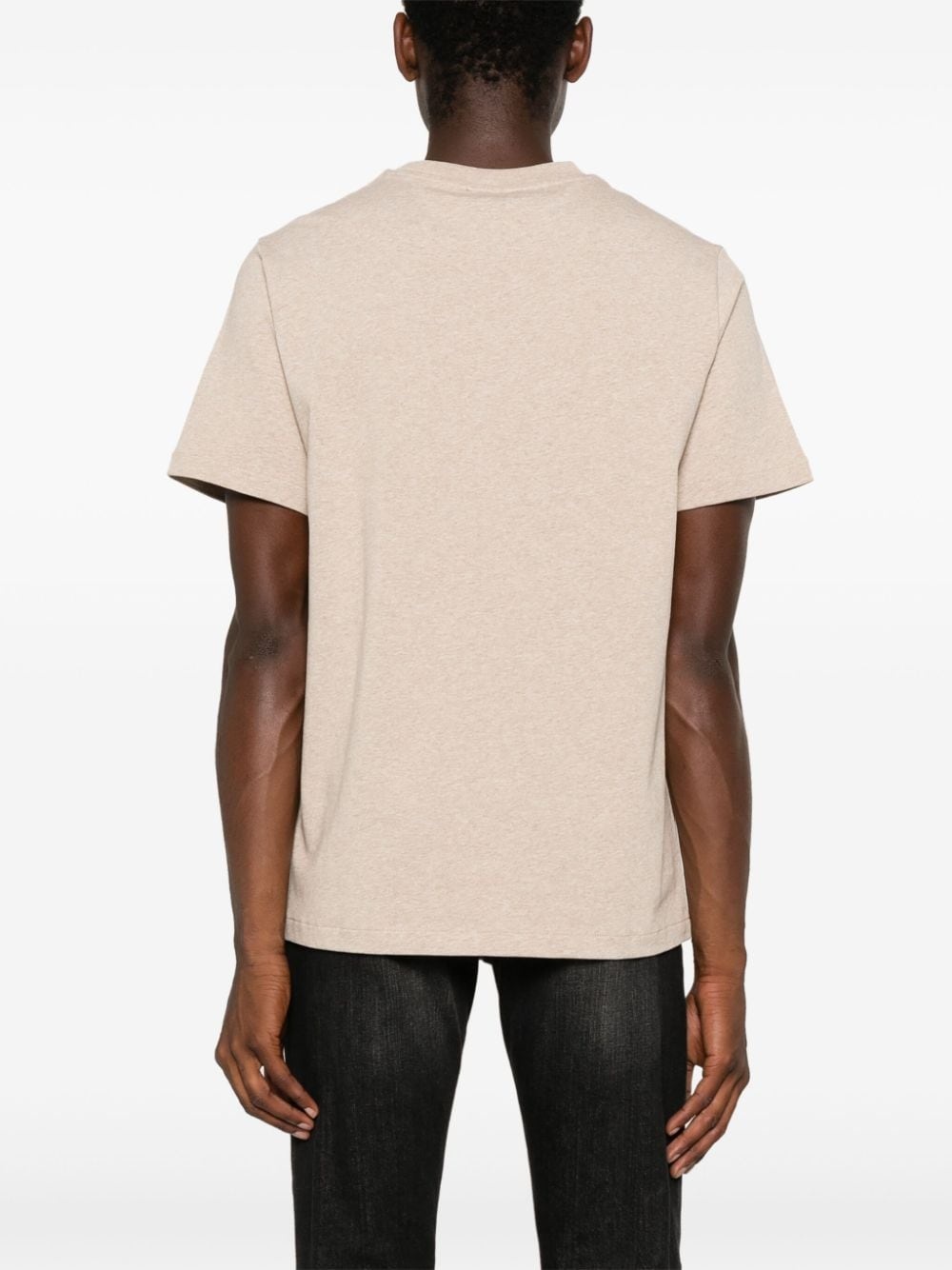 logo-embroidered mÃ©lange T-shirt - 4