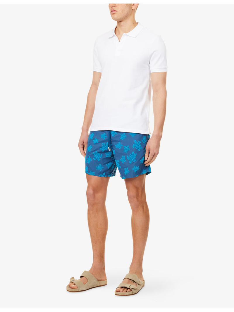 Vilebrequin Moorea Turtle-Print Swim Shorts outlook
