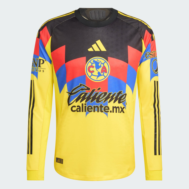 Club America 25/26 Long Sleeve Home Authentic Jersey 1
