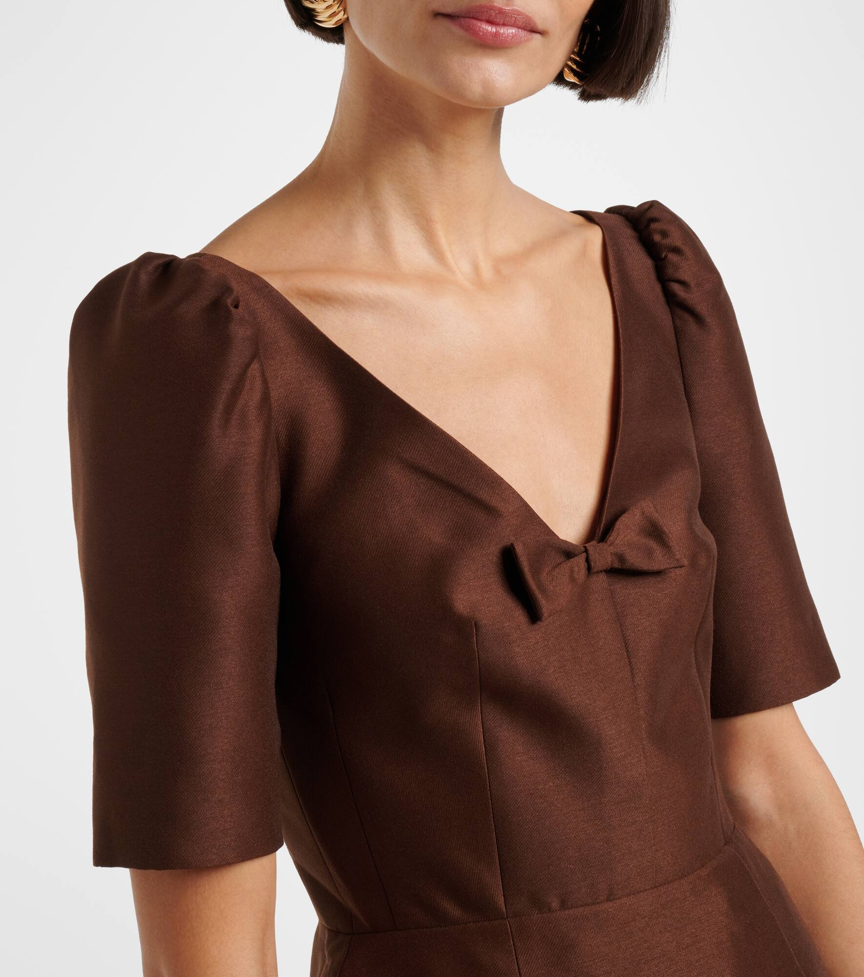 Bow-detail minidress - 4