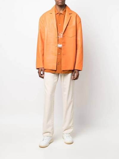 JACQUEMUS lambskin blazer jacket outlook