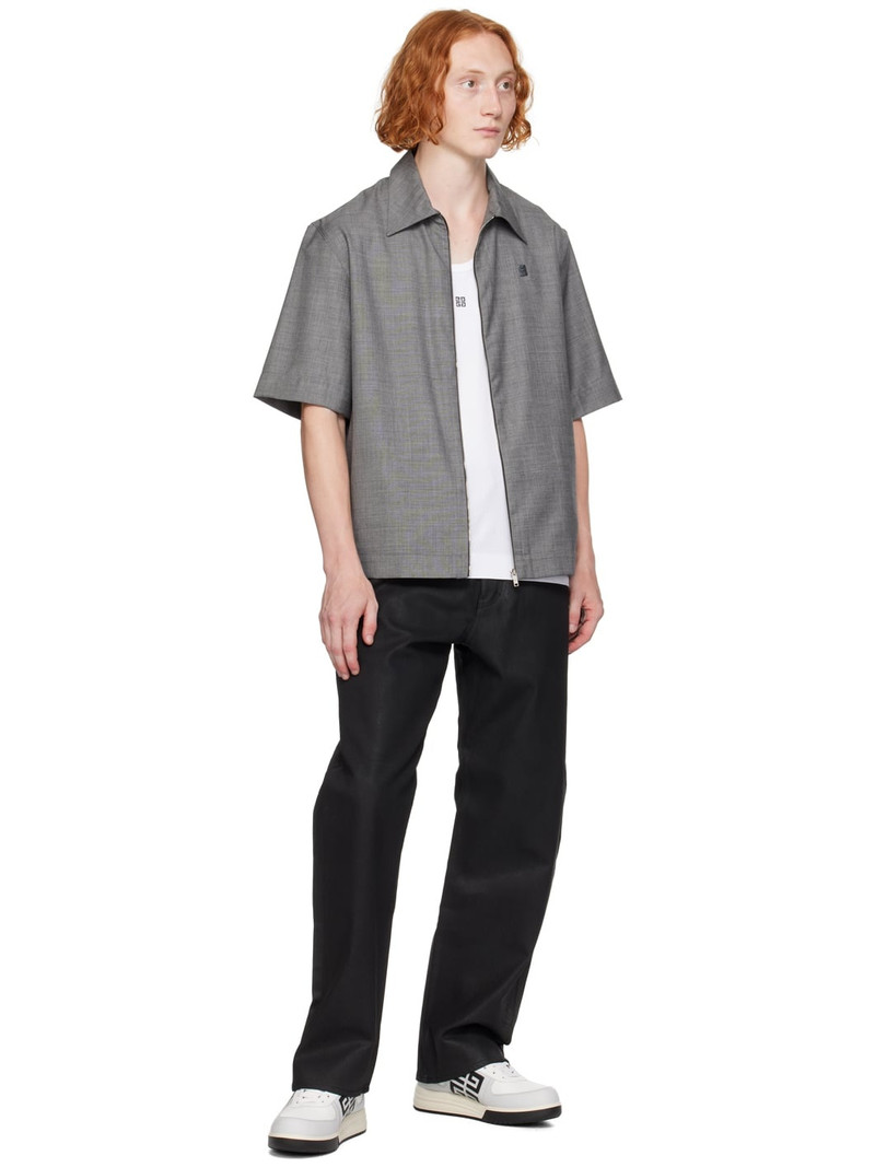 Givenchy Black Coated Jeans outlook