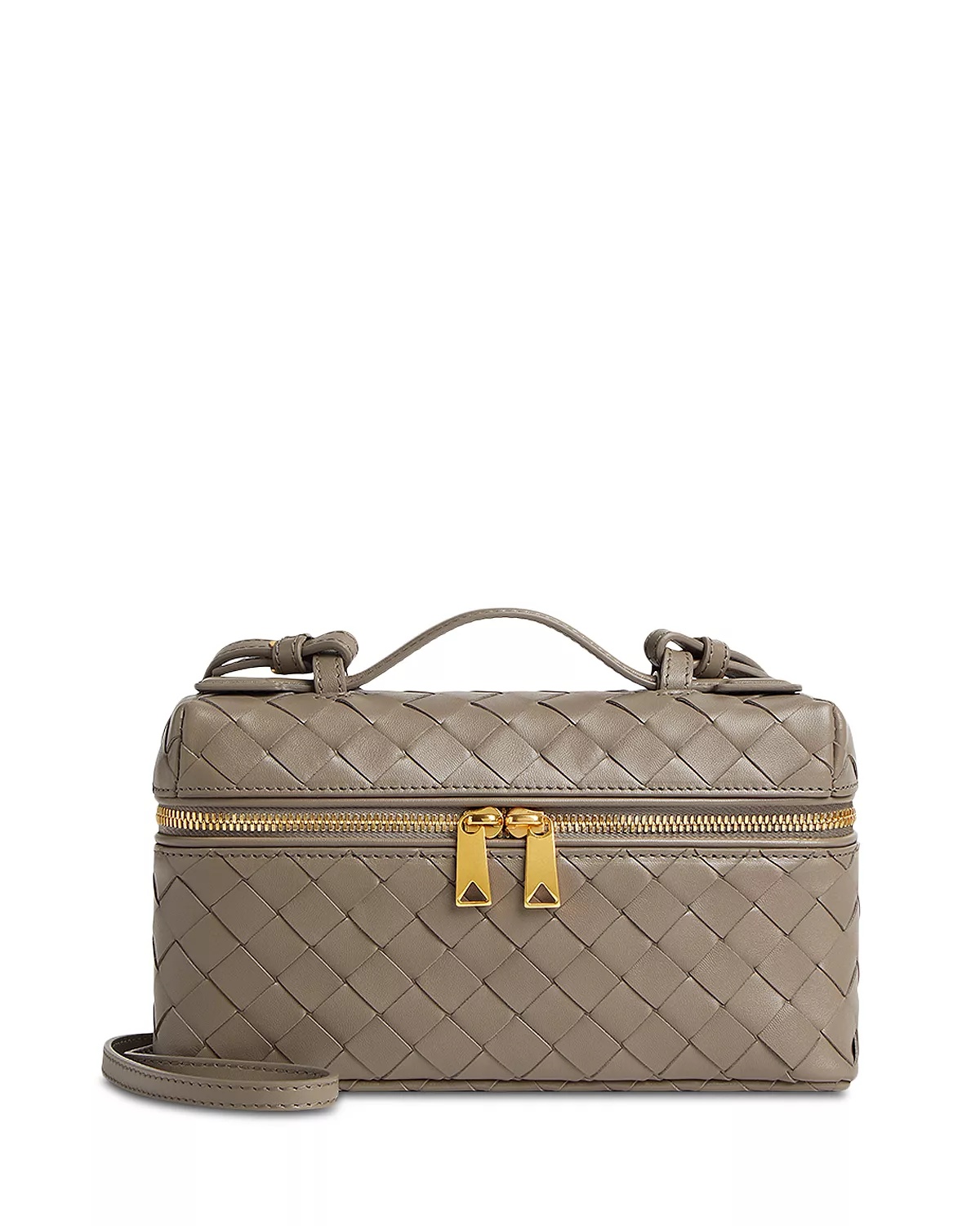 Bang Bang Intrecciato Leather Vanity Case - 1