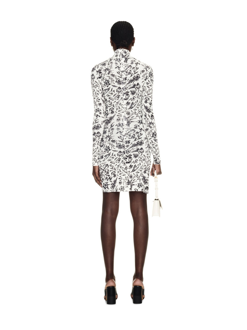 Tattoo Second Skin Twisted Mini Dress 4