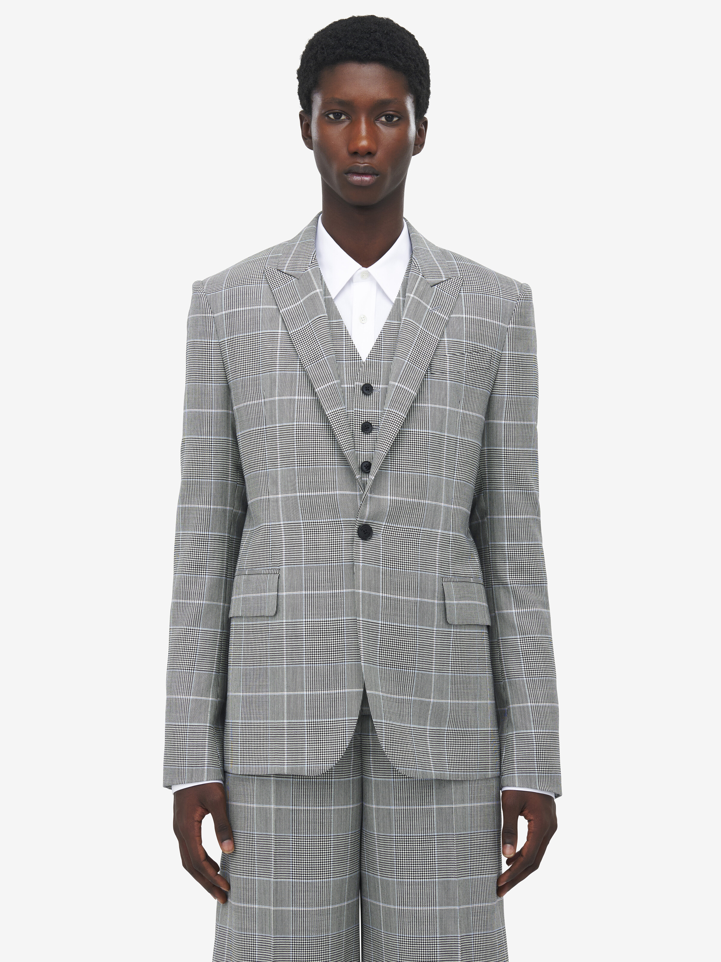 Prince Of Wales Single-Breasted Jacket - 2