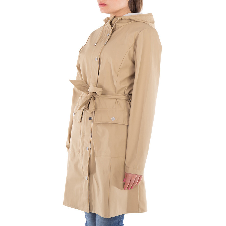 Rains Waterproof Curve W Jacket - Sand - 2