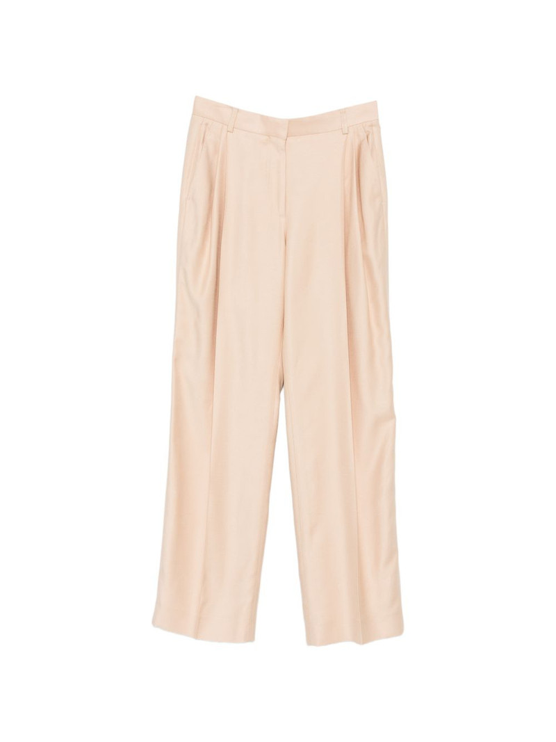 pleated wide-leg trousers 1