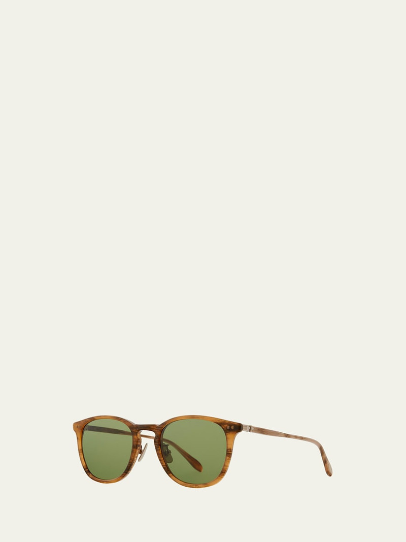 Garrett Leight Men's Kinney J Sun Square Sunglasses outlook