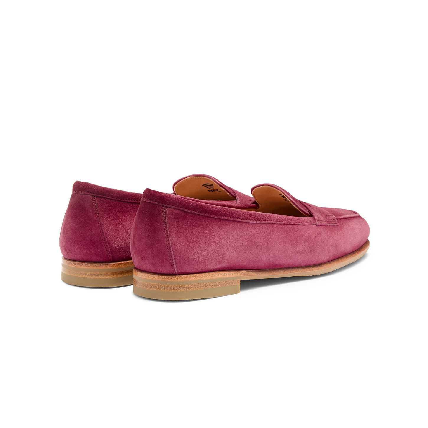 Women's red suede Carla loafer - 3