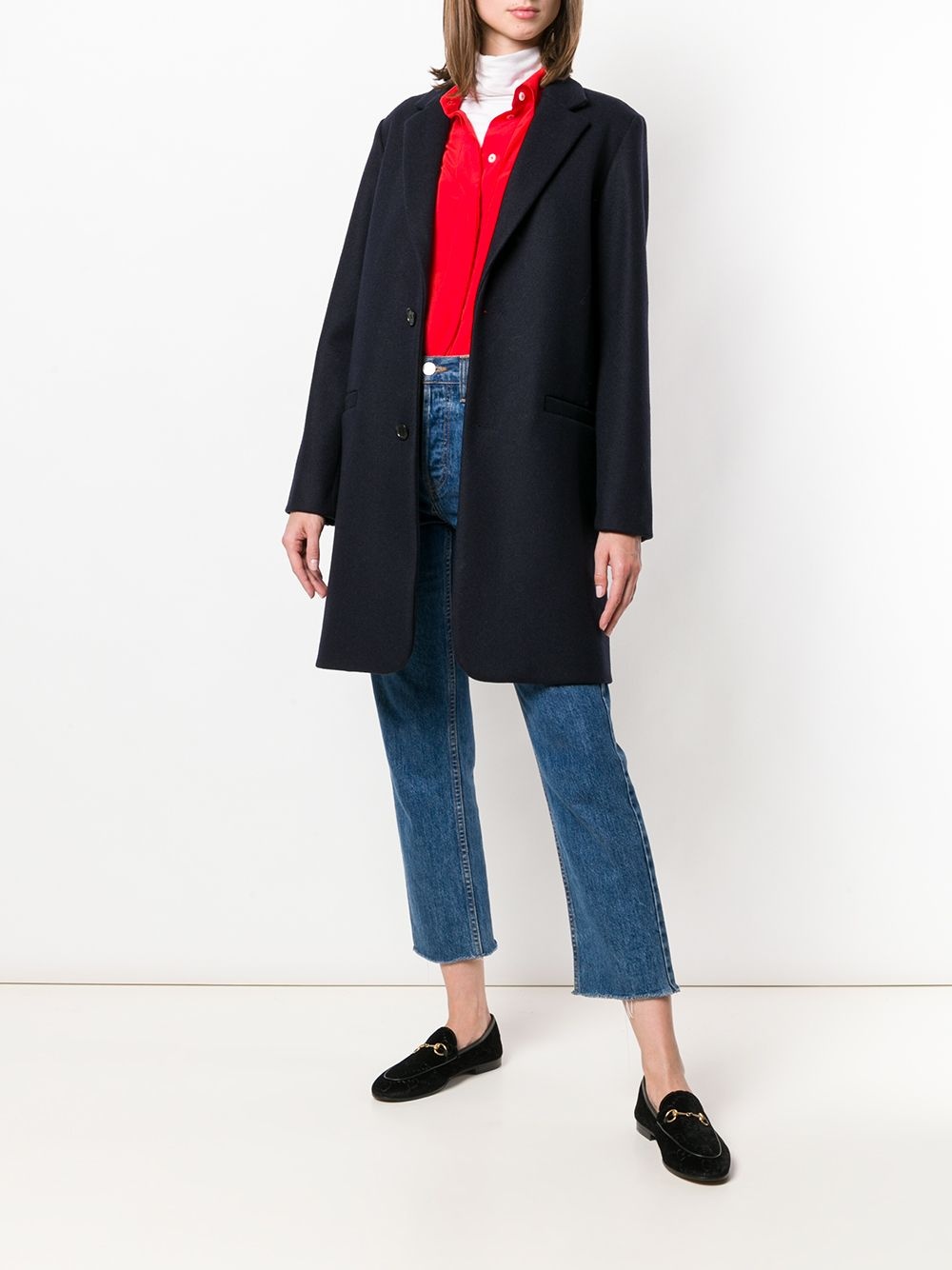 loose fitted coat - 2