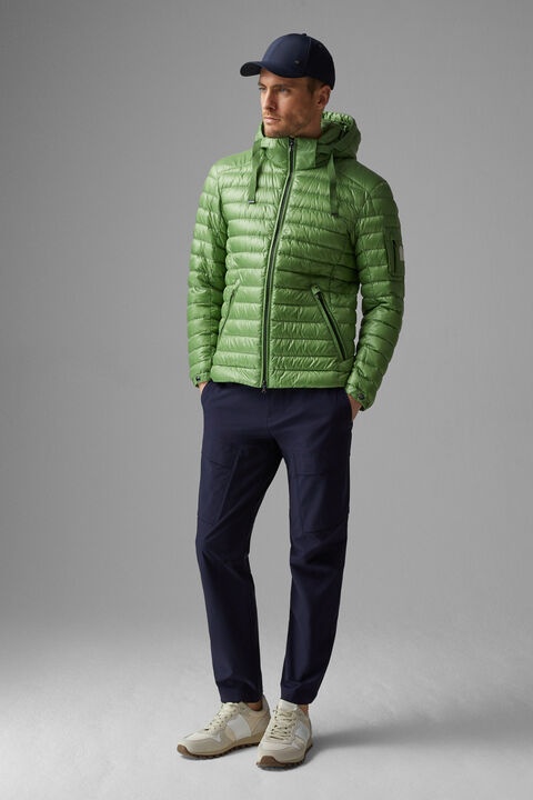 Loke lightweight down jacket in Green - 4